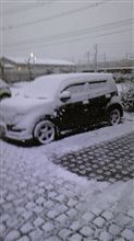 九州北部は雪国です(笑)