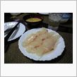 スーパーの鮮魚売り場で