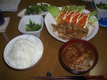 豚の生姜焼き♪