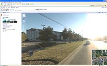 「Google Map」の機能？「Google Earth」でも？