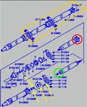 プロペラシャフトのカーボン化　１