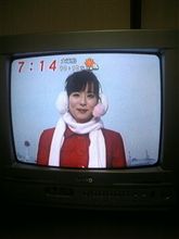 今朝の皆藤愛子さんを見て寒そうな感じた。