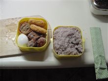冷たいお弁当。