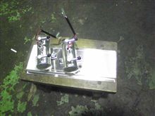 電磁ポンプ取り付けパネル製作！