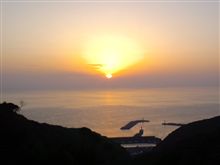 室戸岬の夕日♪