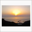 室戸岬の夕日♪