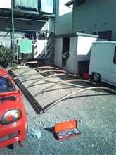 屋根仮組み