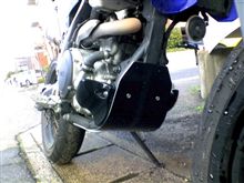 バイク洗車したんよ