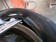 嫁さん車のタイヤ交換