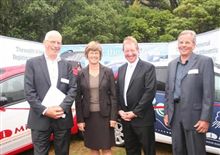 Mitsubishi and Meridian launch electric car trial ・・・・
