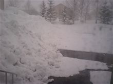 暴風雪。