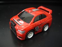 ワンダ WRC Raklly Japan 公認 プルバックカーコレクション♪三菱ランサーエボリューションⅩ♪