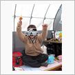 ワカサギ釣り　キャー!カカッタノダ♪(*゜ー゜)ノ＼____((&#182;))
