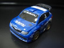 ワンダ WRC Raklly Japan 公認 プルバックカーコレクション♪SUBARU インプレッサ WRC2008♪