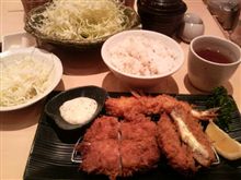 夕食はさぼてん