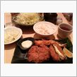 夕食はさぼてん