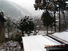 東京地方は雪景色(^^;
