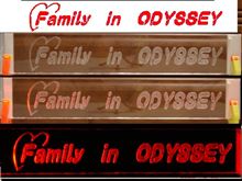 Family in ODYSSEYが７０％できました。