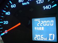 キリ番 22,000km