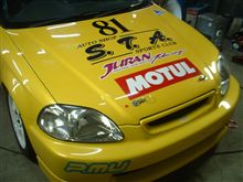 シビック完成! 今週末開幕戦! シビック完成! 今週末開幕戦!