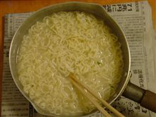 ラーメン作ってみますた（＾０＾）