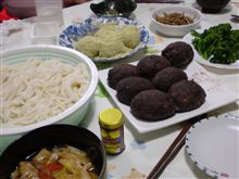 【おはぎ＆うどん】～♪