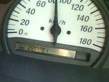２２万キロ突破