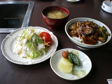 正丸峠で朝ごはん