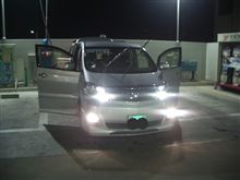 出掛けた帰りにアル洗車