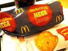 新型朝マクド、メガソーセージ！
