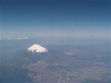 大阪出張　　　上空から富士山編