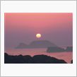 今日の夕日