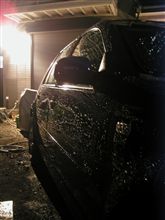 夜間洗車完了