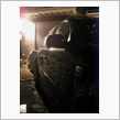 夜間洗車完了
