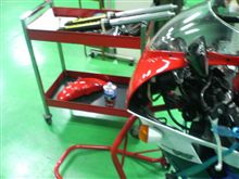自転車の修理