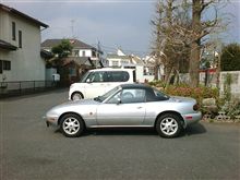 幼稚園の駐車場…