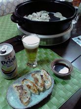 餃子にビール