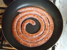 今夜はグルグルソーセージｗ