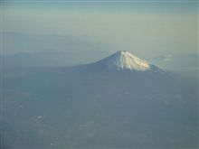 空から富士山