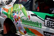 最速の痛車を見に行って・・・日焼けしてみた