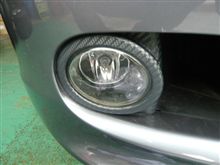 ダイノックシートでフォグランプカバー