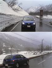 仕事後３００ｋｍドライブ　雪を見に行きたい！
