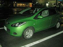 スピリティッドグリーンのデミオを拝見