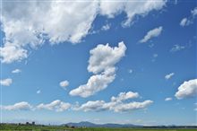 青い空、白い雲
