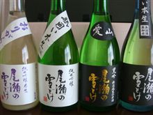尾瀬の雪どけ　4種