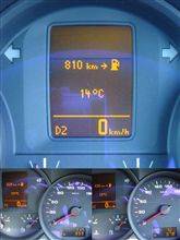 残りの走行距離数