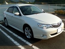インプレッサの洗車、室内清掃、写真撮影