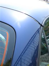 コペンの屋根の後ろの方の運転席側 コペンの屋根の後ろの方の運転席側