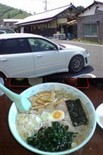 青竹手打ちラーメン・桐生宿　塩チャーシューメン＋餃子