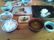 朝もやはりお魚中心
